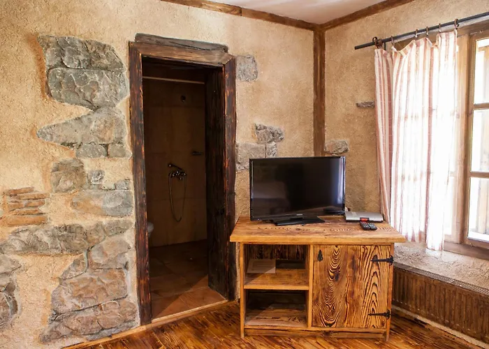 самостоятелна с изглед към планината Feriehus