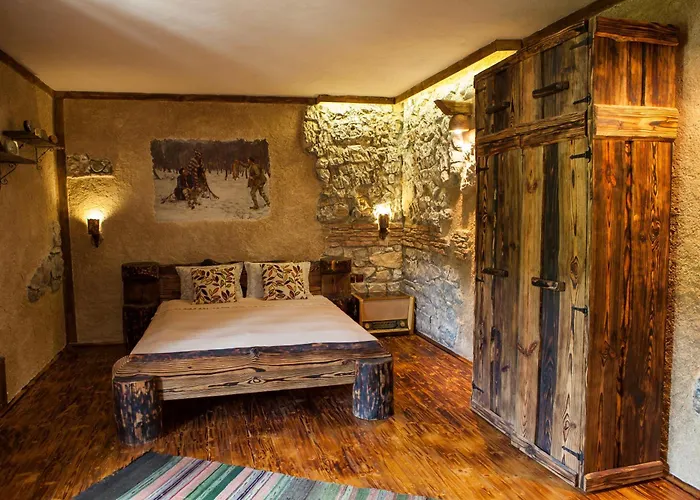 самостоятелна с изглед към планината Feriehus